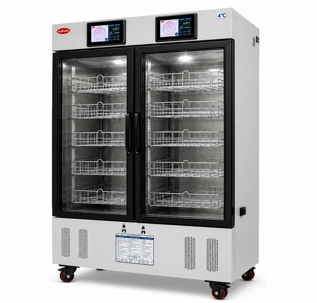 Blood Bank Refrigerator/Blood Storage Cabinet (Double Door)